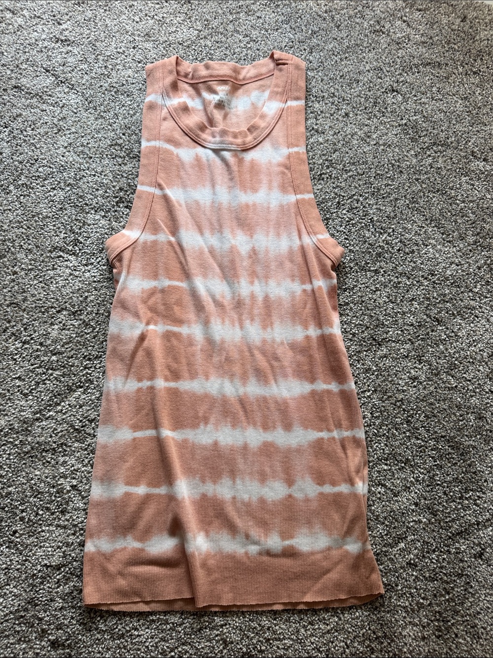 aerie Peach and White Tie-Dye Kids One-Piece